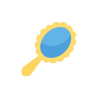 Ayna yansıtan Alışveriş vektör çizim 