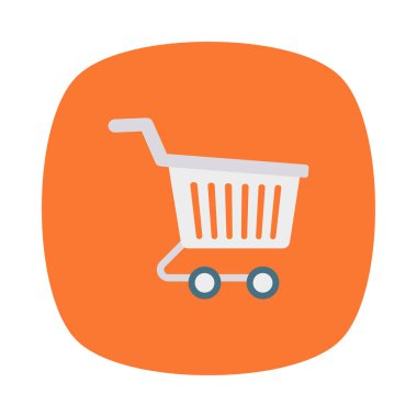 vektör çizim alışveriş sepeti arabası 