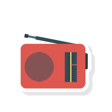 radyo teyp anten vektör çizim 