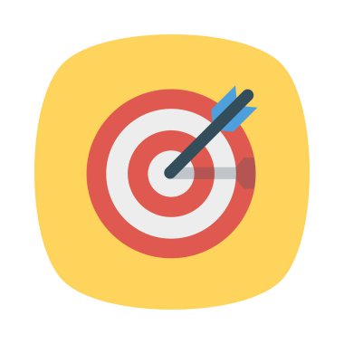 hedef hedef odak vektör çizim 