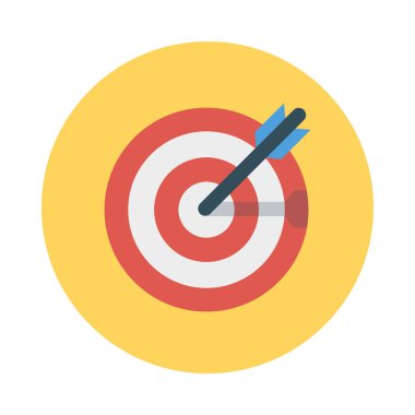 hedef hedef odak vektör çizim 