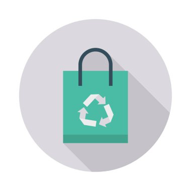 alışveriş çantası geri yükleme vektör çizim 