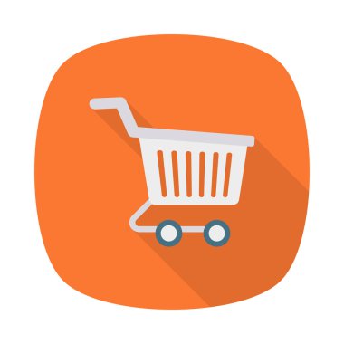 vektör çizim alışveriş sepeti arabası 