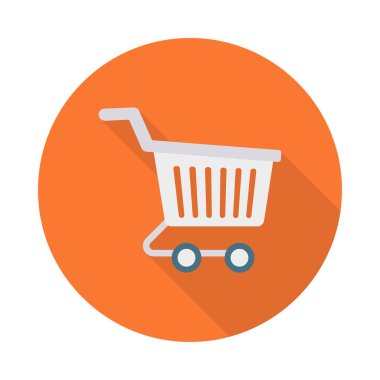 vektör çizim alışveriş sepeti arabası 