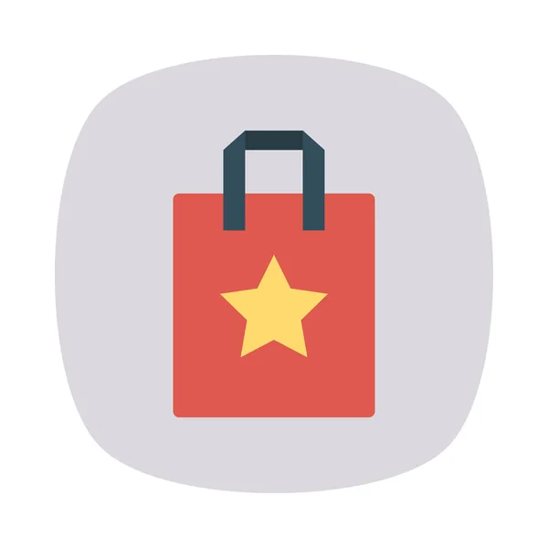Bag Favorite Shopping Vector Illustration — Stock Vector