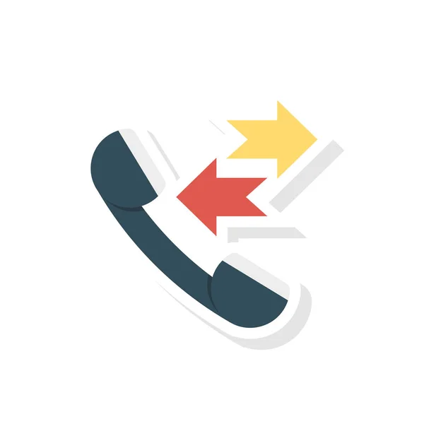 Call Incoming Outgoing Vector Illustration Stock Vector by ...
