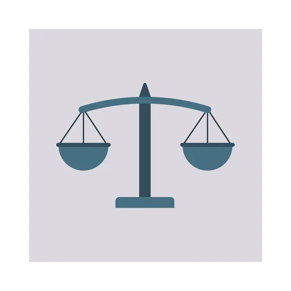 Balança Escala Justiça Vetor Ilustração —  Vetores de Stock