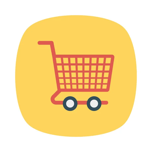 Vogn Trolley Shopping Vektor Illustration – Stock-vektor