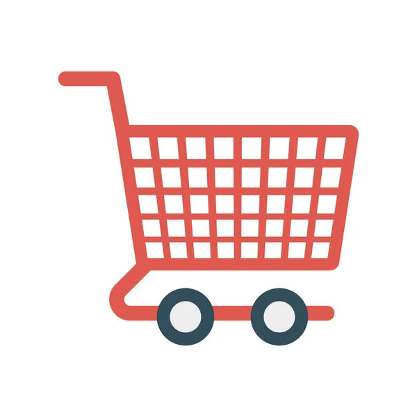 Chariot Chariot Shopping Vecteur Illustration — Image vectorielle