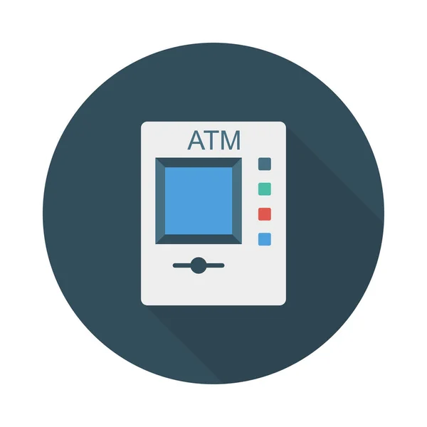 Atm Retirar Ilustración Vector Bancario — Archivo Imágenes Vectoriales