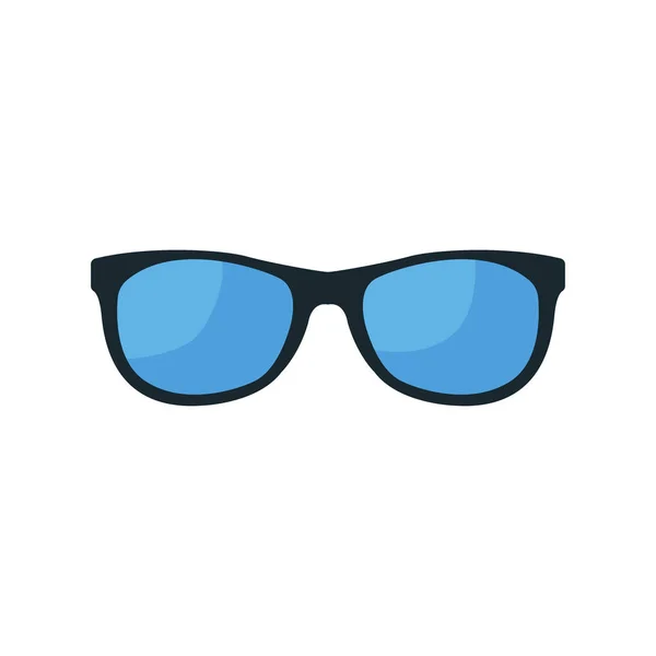 Gafas Moda Icono Estilo Plano Vector Ilustración — Vector de stock