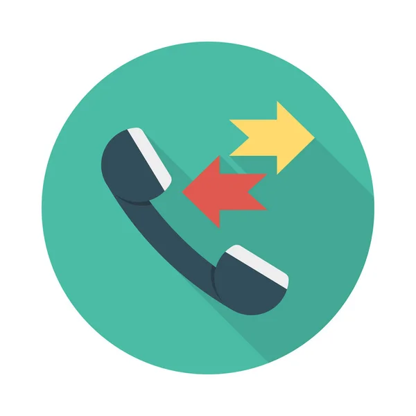 Call Incoming Outgoing Vector Illustration — Stock Vector