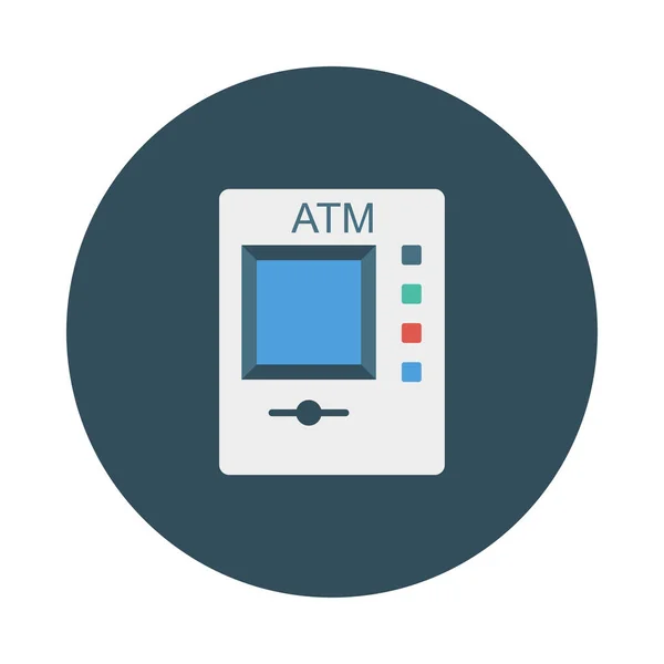 Atm Retirar Ilustración Vector Bancario — Vector de stock