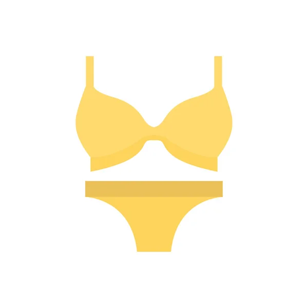 Bikini Sujetador Tela Vector Ilustración — Archivo Imágenes Vectoriales