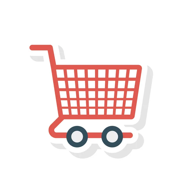 Chariot Chariot Shopping Vecteur Illustration — Image vectorielle