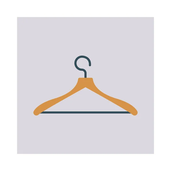 Hanger Doek Winkelen Vectorillustratie — Stockvector