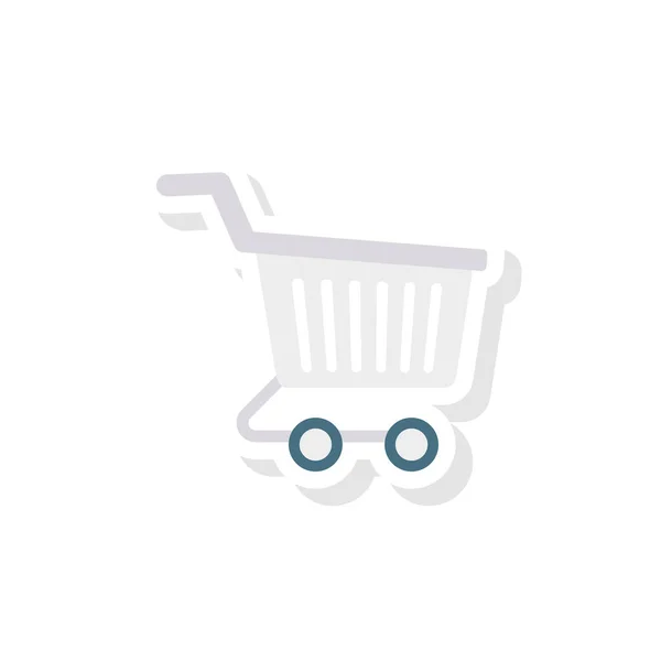 Cart Trolley Shopping Vector Illustration — Stock Vector