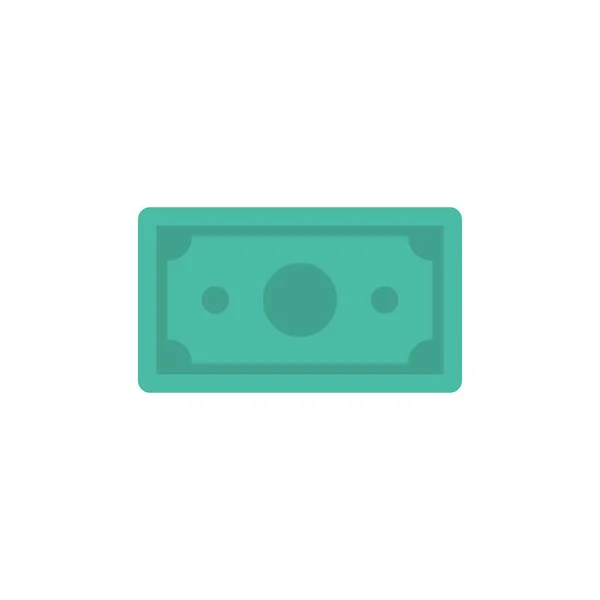Χρήματα Μετρητά Επίπεδη Στυλ Εικονίδιο Εικονογράφηση Διάνυσμα — Διανυσματικό Αρχείο
