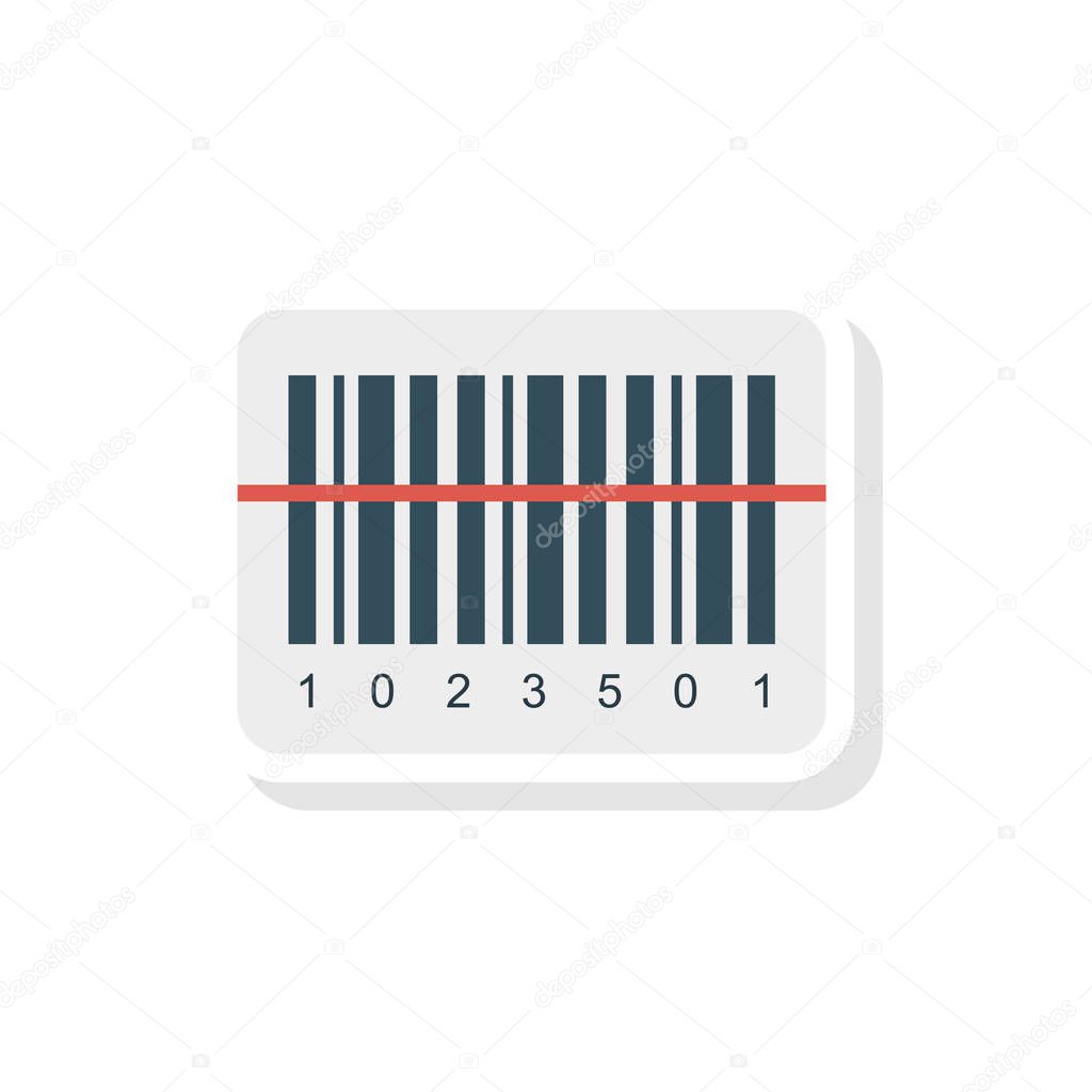 bar code  scanner   label  vector illustration 
