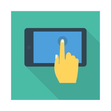 basın tıklayın vektör çizim dokunun 