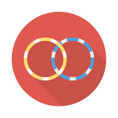 halka sirk eğlence vektör çizim 