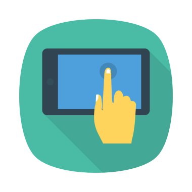 basın tıklayın vektör çizim dokunun 