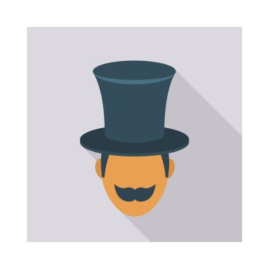 Sihirbaz sihirli sirk vektör çizim 