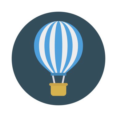 Hava Balon paraşüt ulaşım vektör çizim 