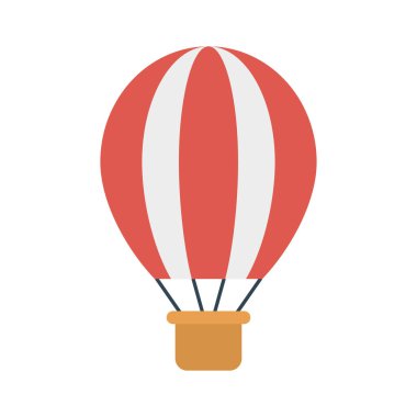 Hava Balon sinek seyahat vektör çizim 