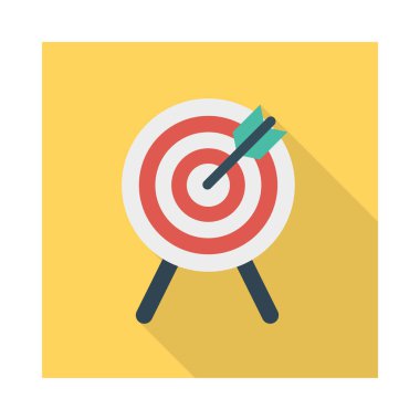 Dart tahtası oyun Sirk vektör çizim 