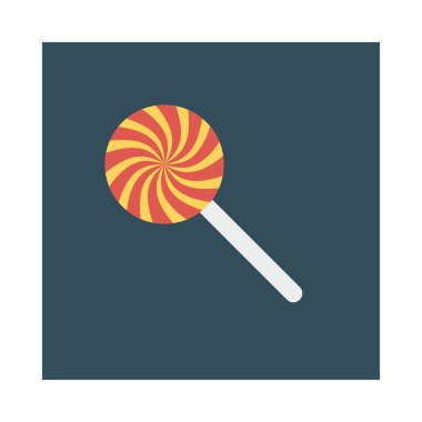 lolipop şeker tatlı vektör çizim 