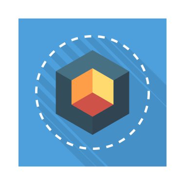 küp yaratıcı tasarım vektör çizim 