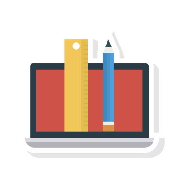 yaratıcı cetvel tasarlamak vektör 