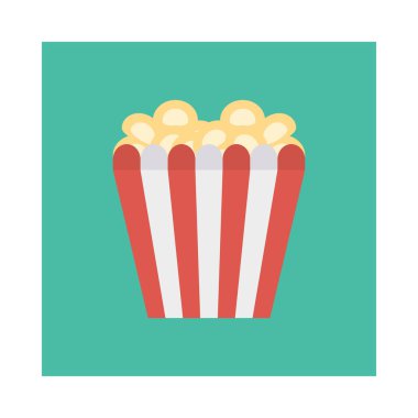 patlamış mısır snack sirk vektör çizim