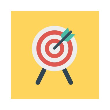 Dart tahtası oyun Sirk vektör çizim