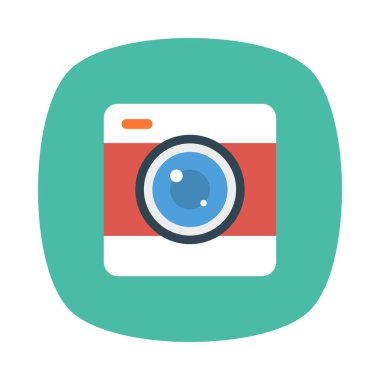 Kamera yakalama çekim vektör çizim 