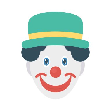 palyaço sirk joker vektör çizim