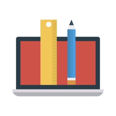 yaratıcı cetvel tasarlamak vektör 