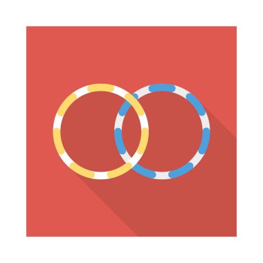 halka sirk eğlence vektör çizim