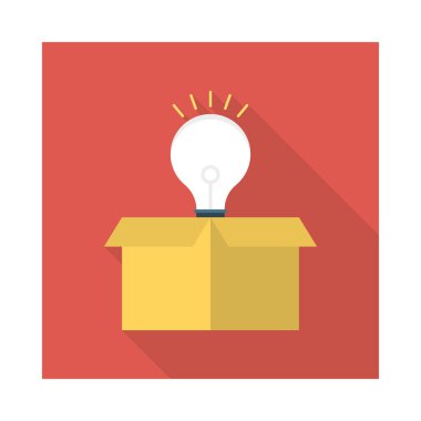 yaratıcı kutusu fikir vektör çizim 