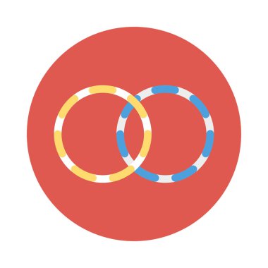 halka sirk eğlence vektör çizim