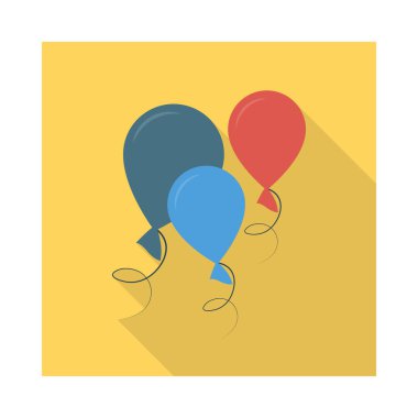 Hava Balon sinek sirk vektör çizim