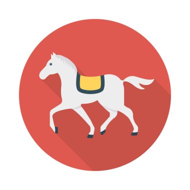 at hayvan sirk vektör çizim 