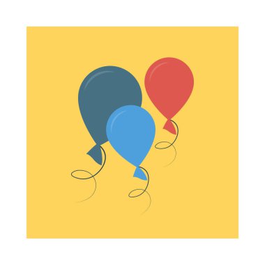 Hava Balon sinek sirk vektör çizim 