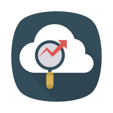 büyüme arama ok vektör çizim 