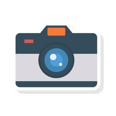 Kamera yakalama fotoğraf vektör çizim 