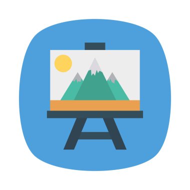 resim kurulu resim vektör çizim 