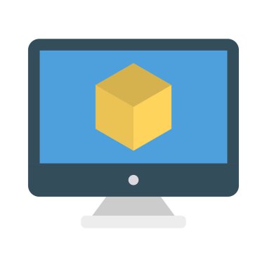 Küp tasarım yaratıcı vektör çizim 