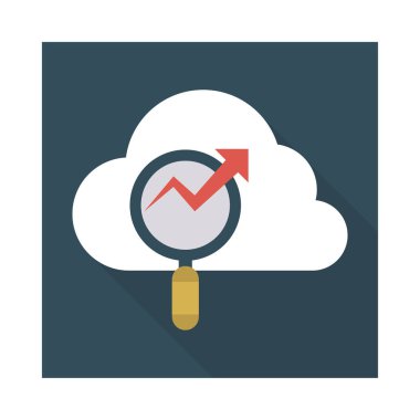 büyüme arama ok vektör çizim 