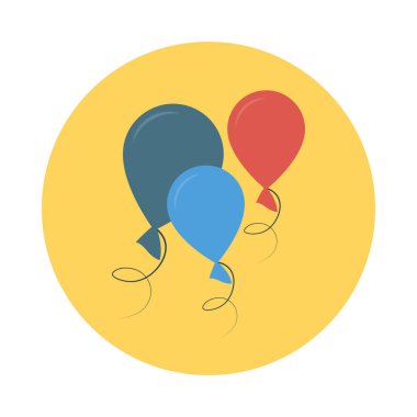 Hava Balon sinek sirk vektör çizim 